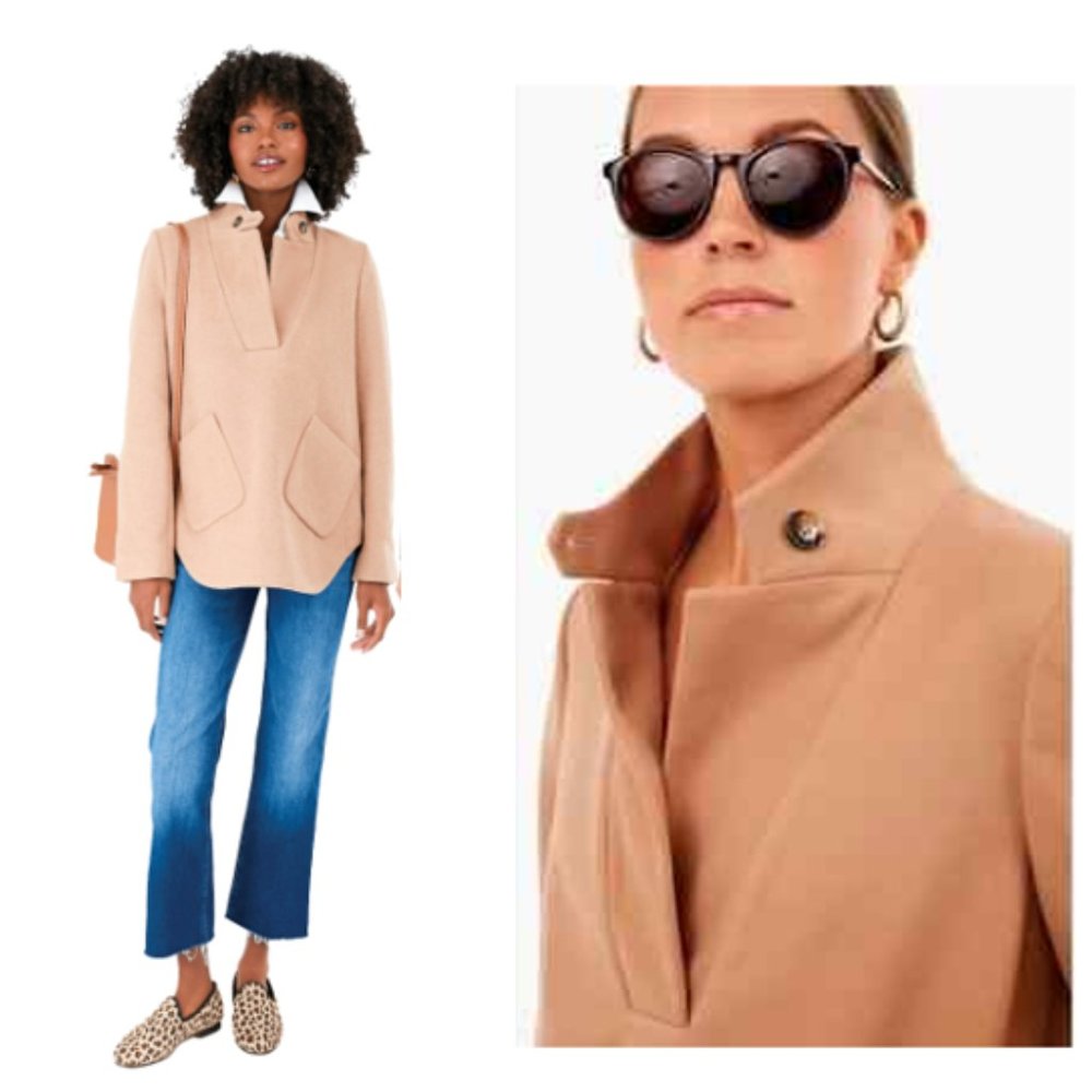 Tuckernuck | NEW Emerson Wool Equestrian Popover Jacket in Camel Size L - Picture 4 of 16